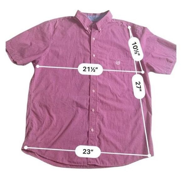 CHAPS Easy Care Button Front Shirt size XL - Picture 7 of 7